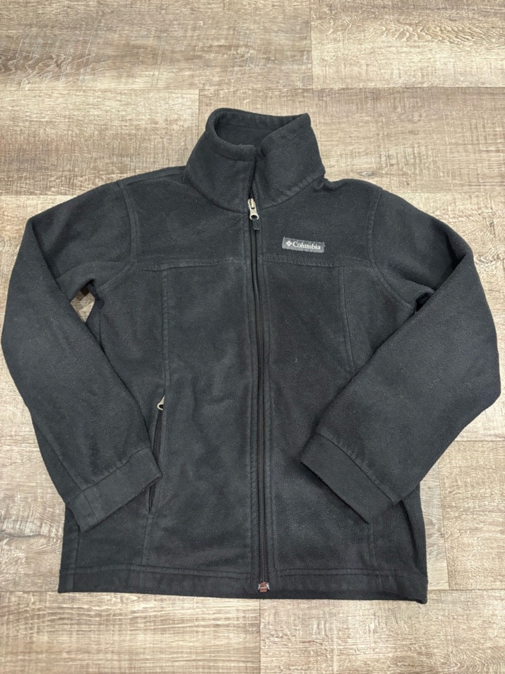 Columbia Kids Black Full-Zip Fleece Jacket